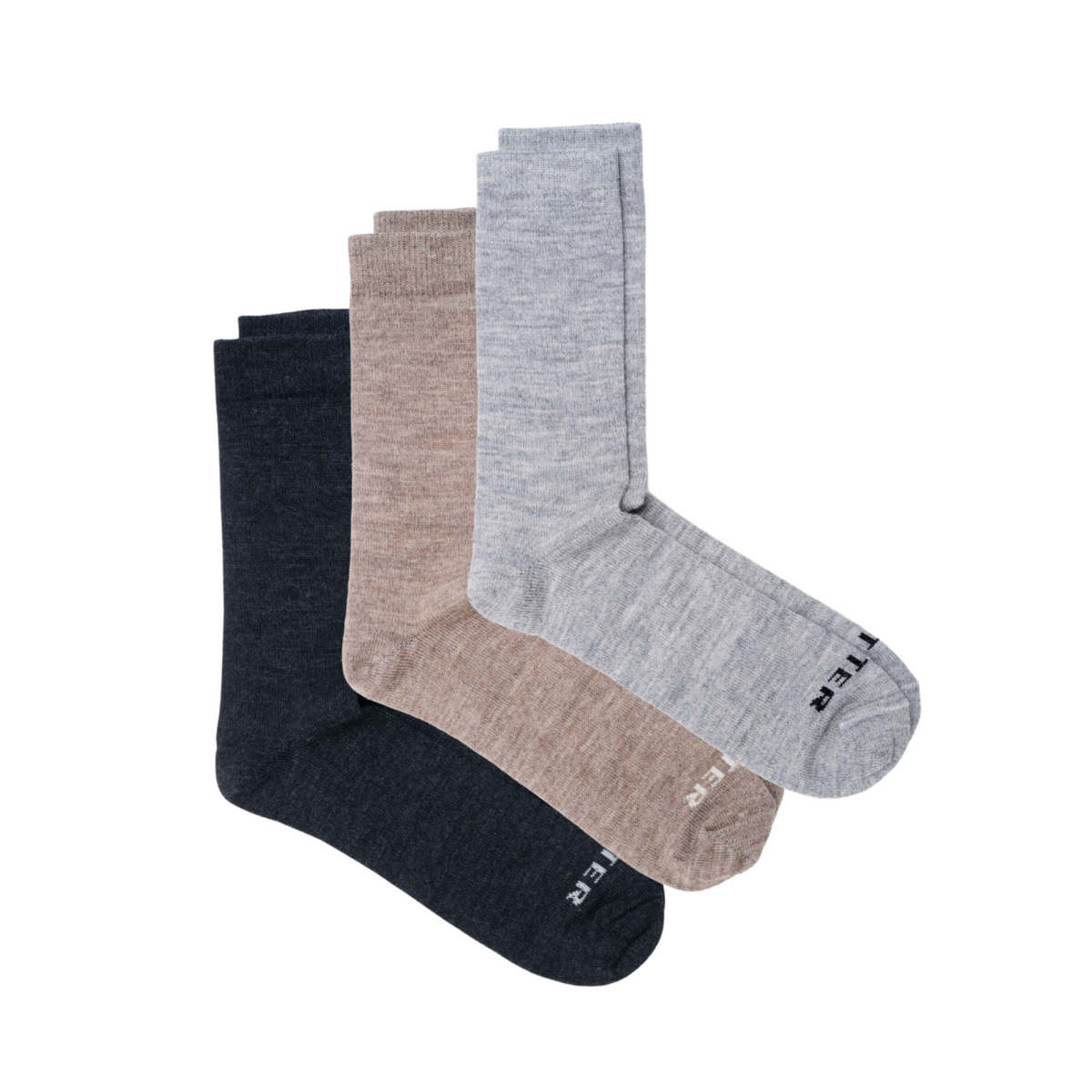 Alpaca Calf Sock 3-Pack