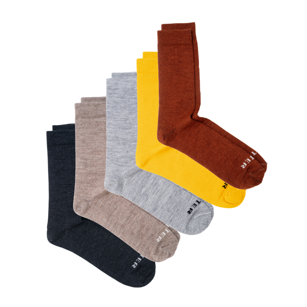 Alpaca Calf Sock 5-Pack