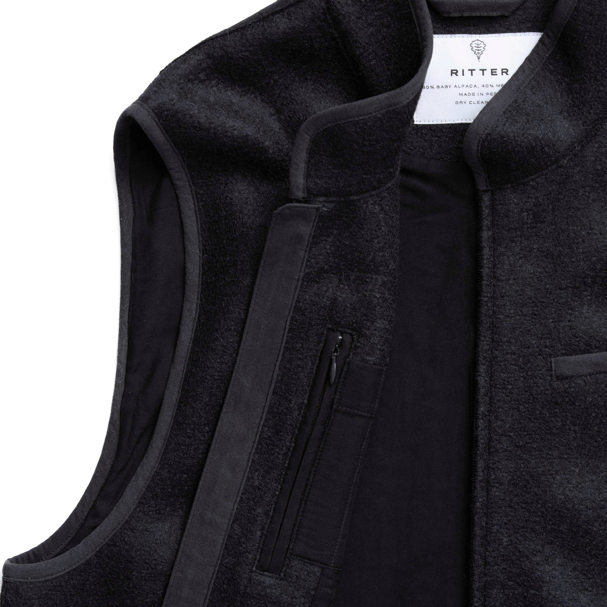 Alpaca Vest - Midnight