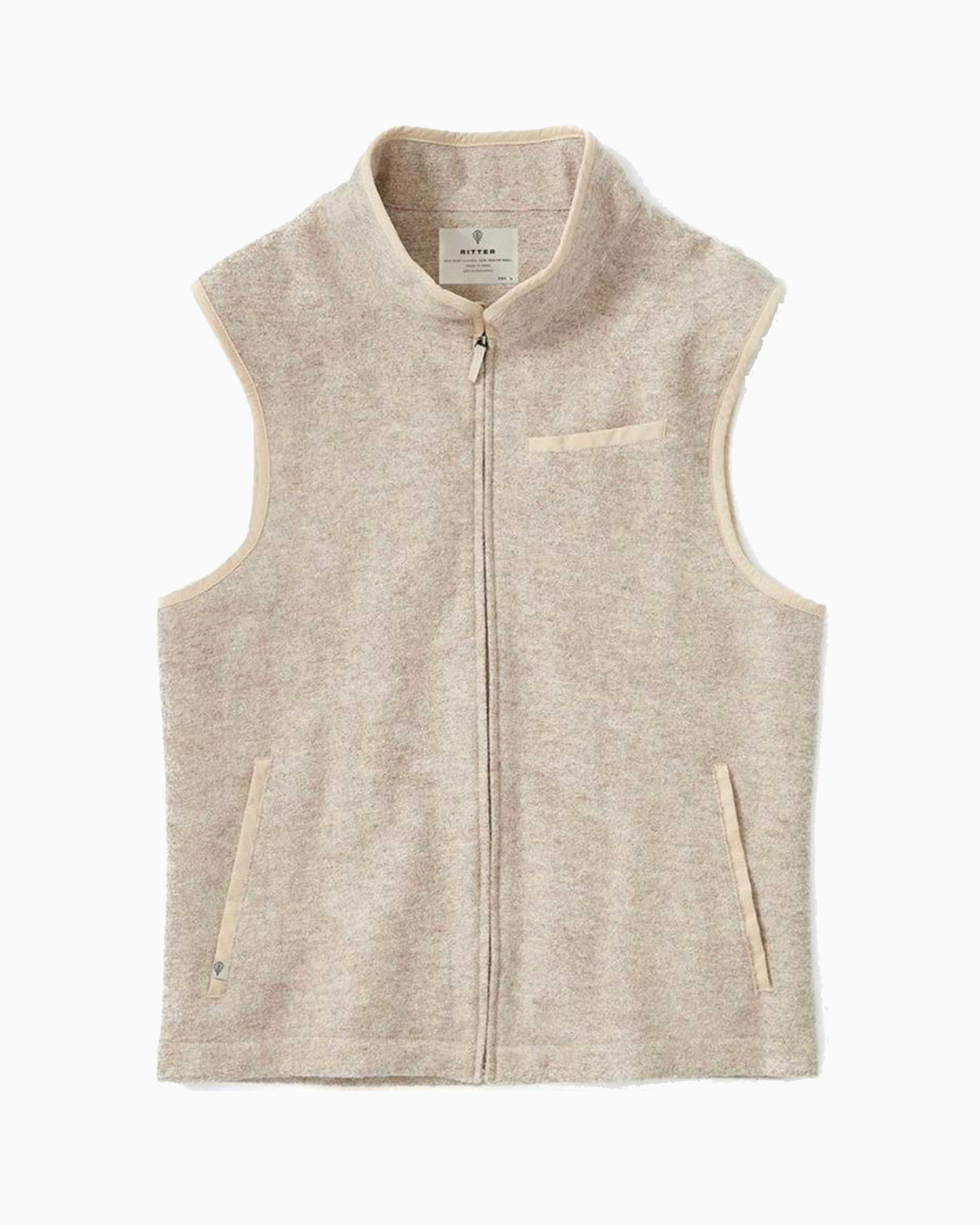 Light Alpaca Vest - Pacific Dune