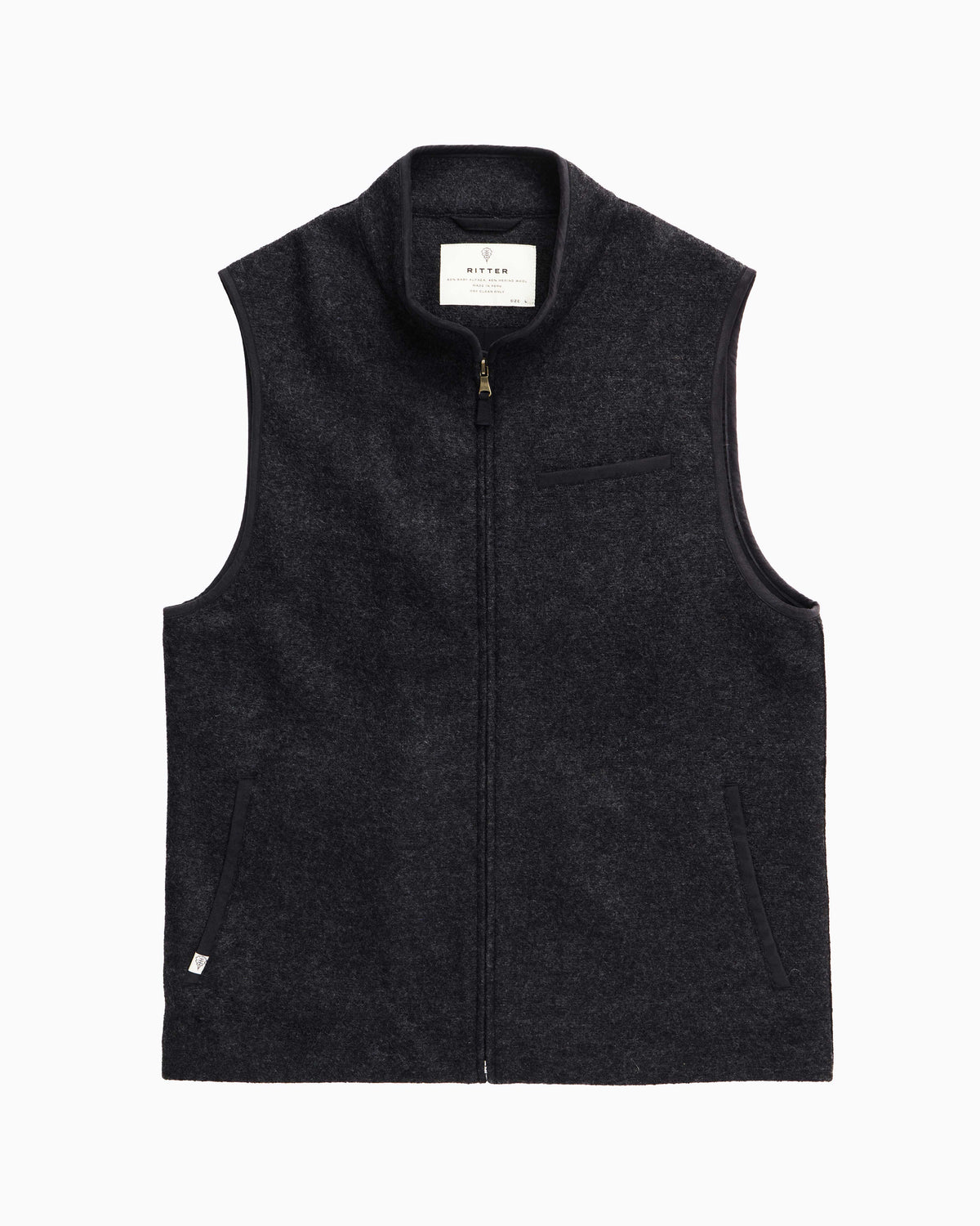 Alpaca Vest - Fog