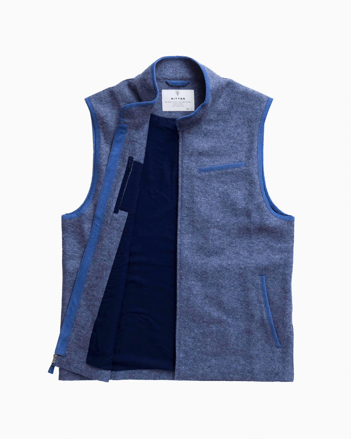 Alpaca Vest - Breakwater