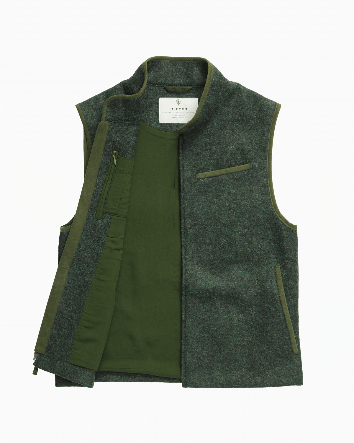 Alpaca Vest - Forest