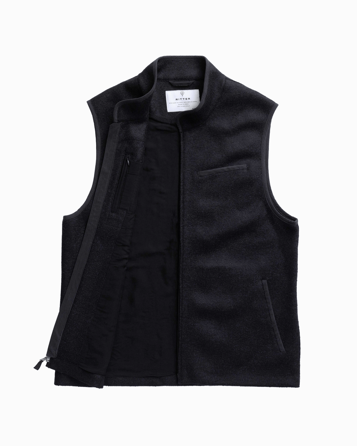Alpaca Vest - Midnight