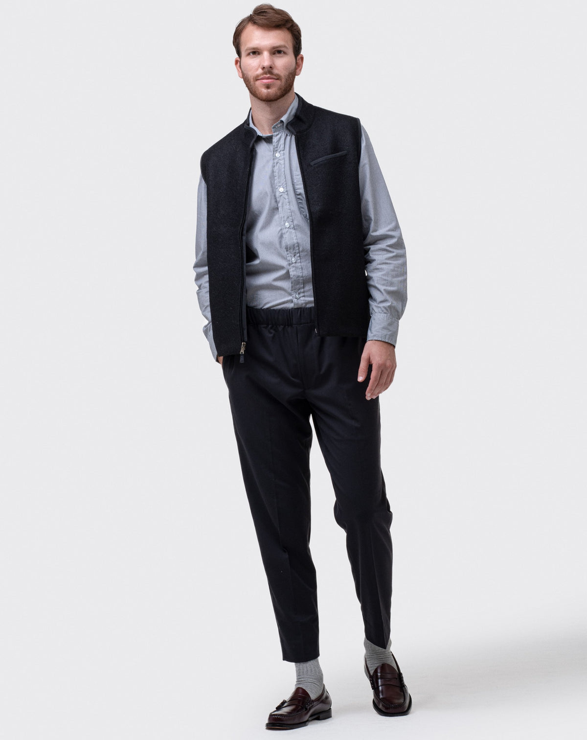 Alpaca Vest - Midnight