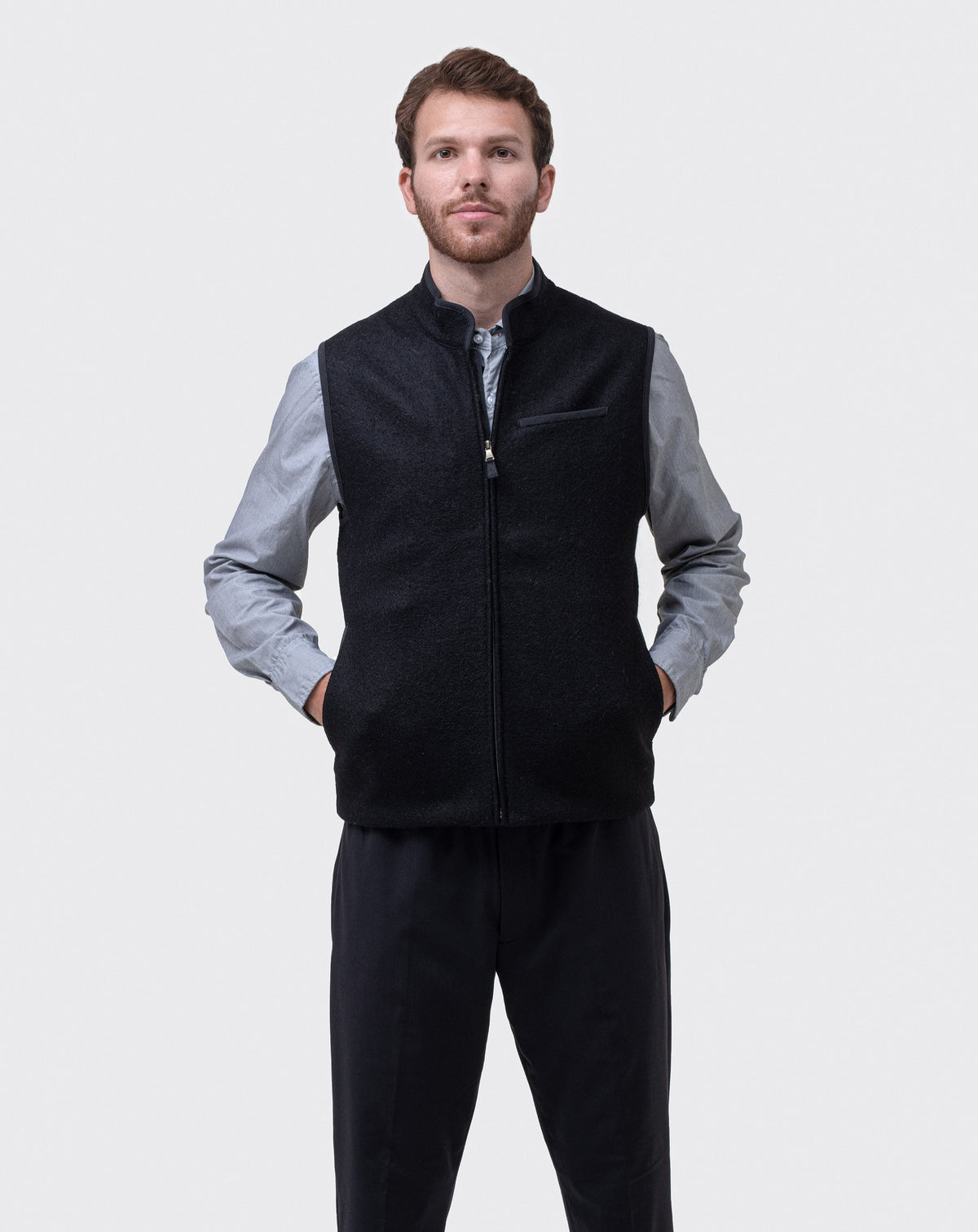 Alpaca Vest - Midnight