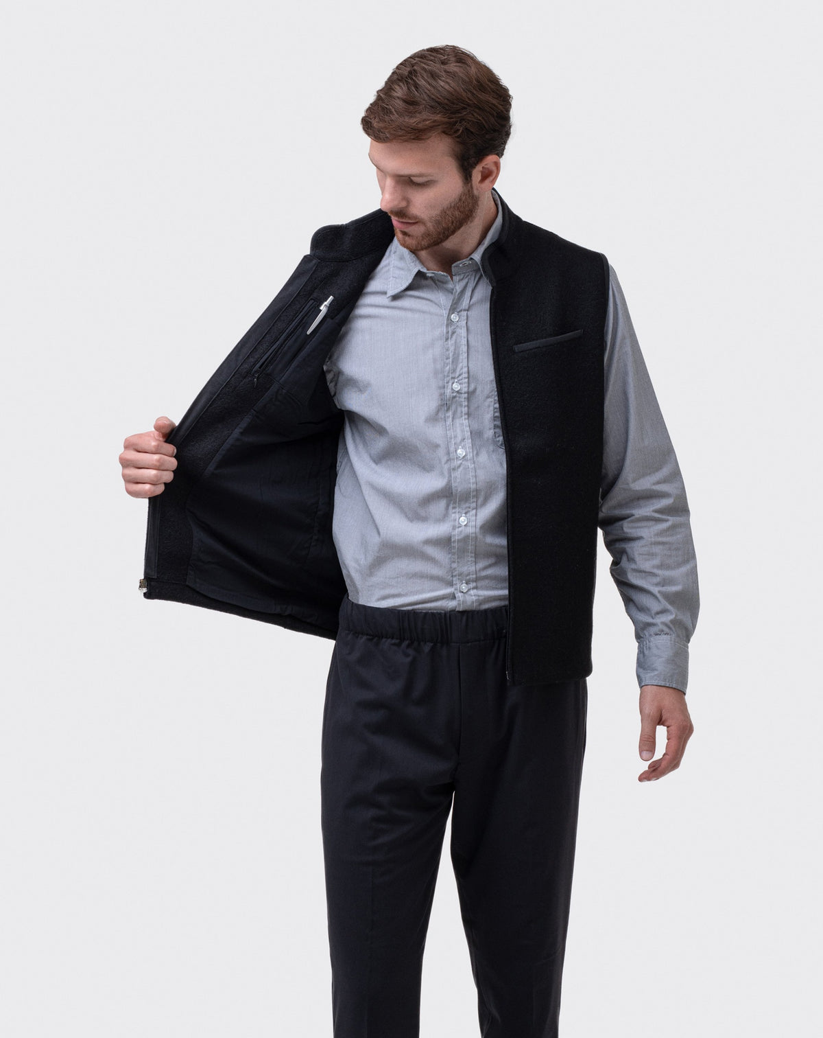 Alpaca Vest - Midnight