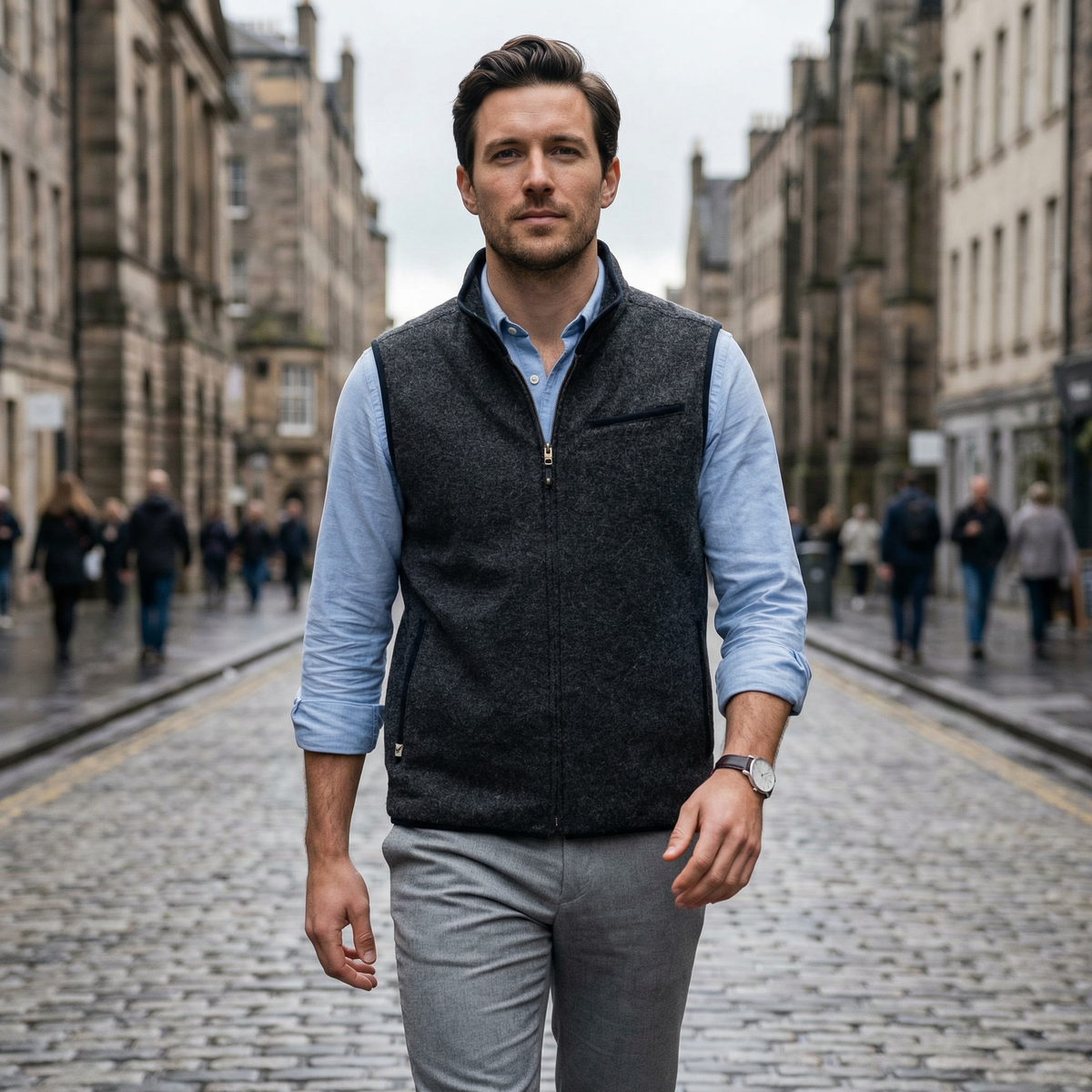 The Alpaca Rittervest™ - Charcoal