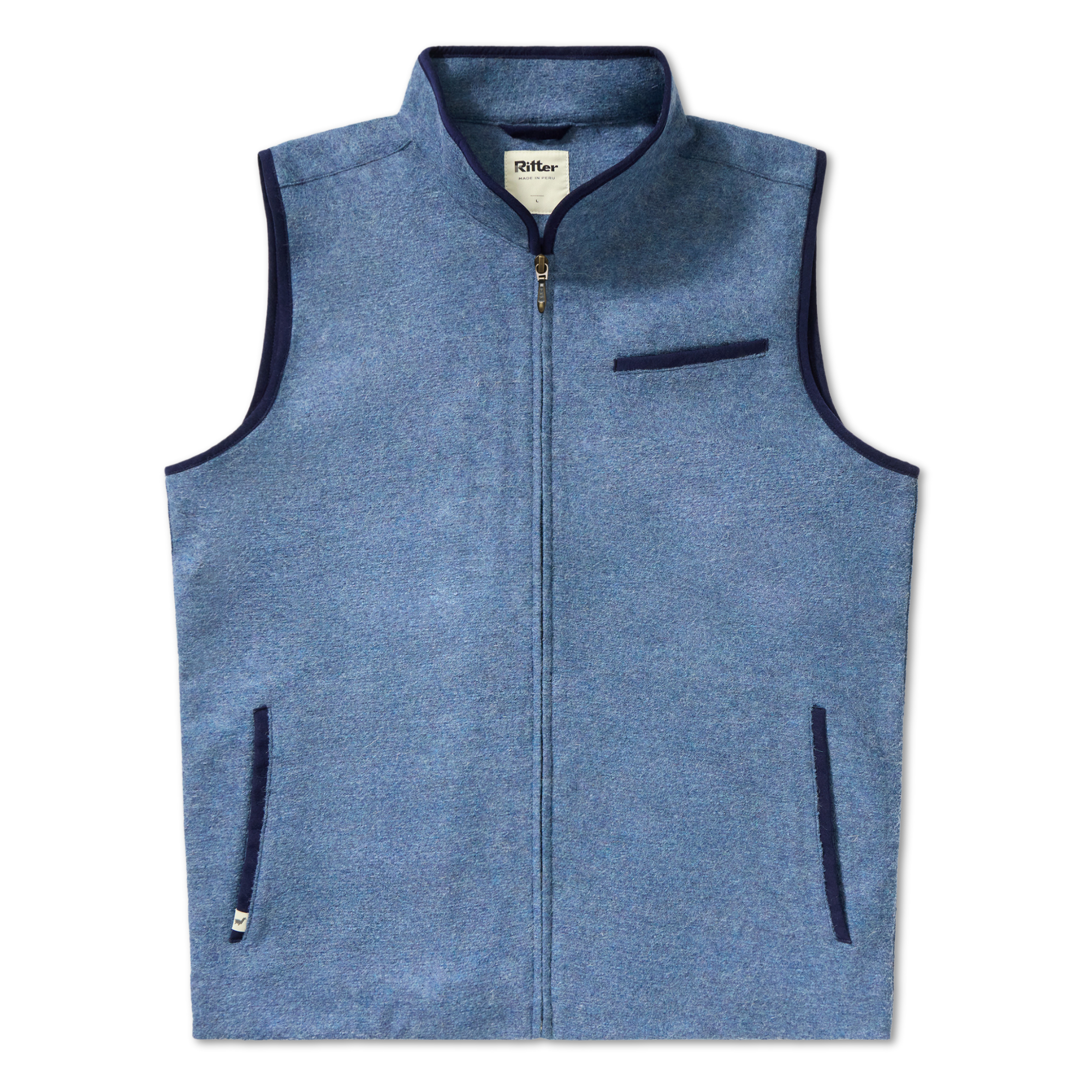100% Upcycled Alpaca-Merino Wool Vest - Ritter