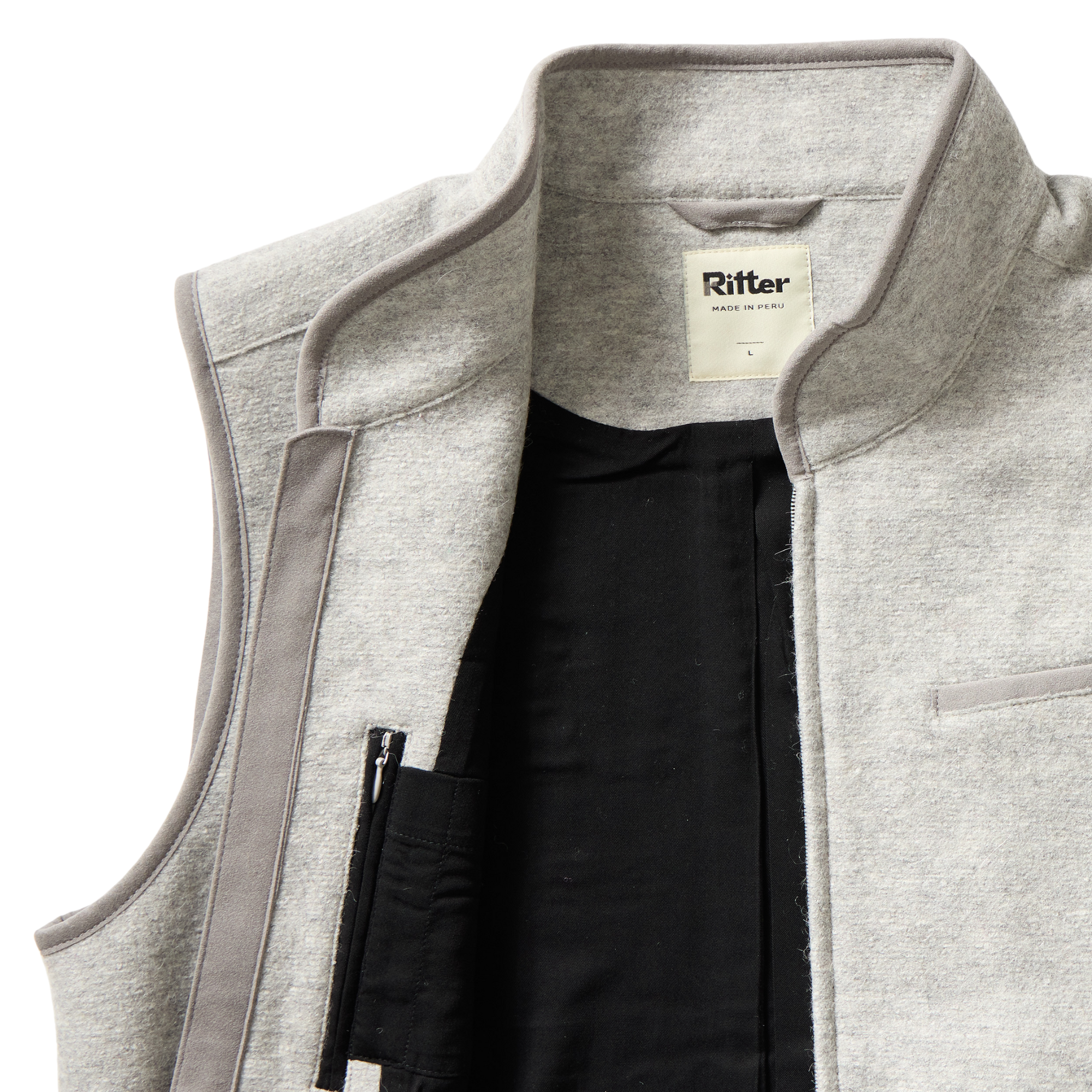 100% Upcycled Alpaca-Merino Wool Vest - Ritter