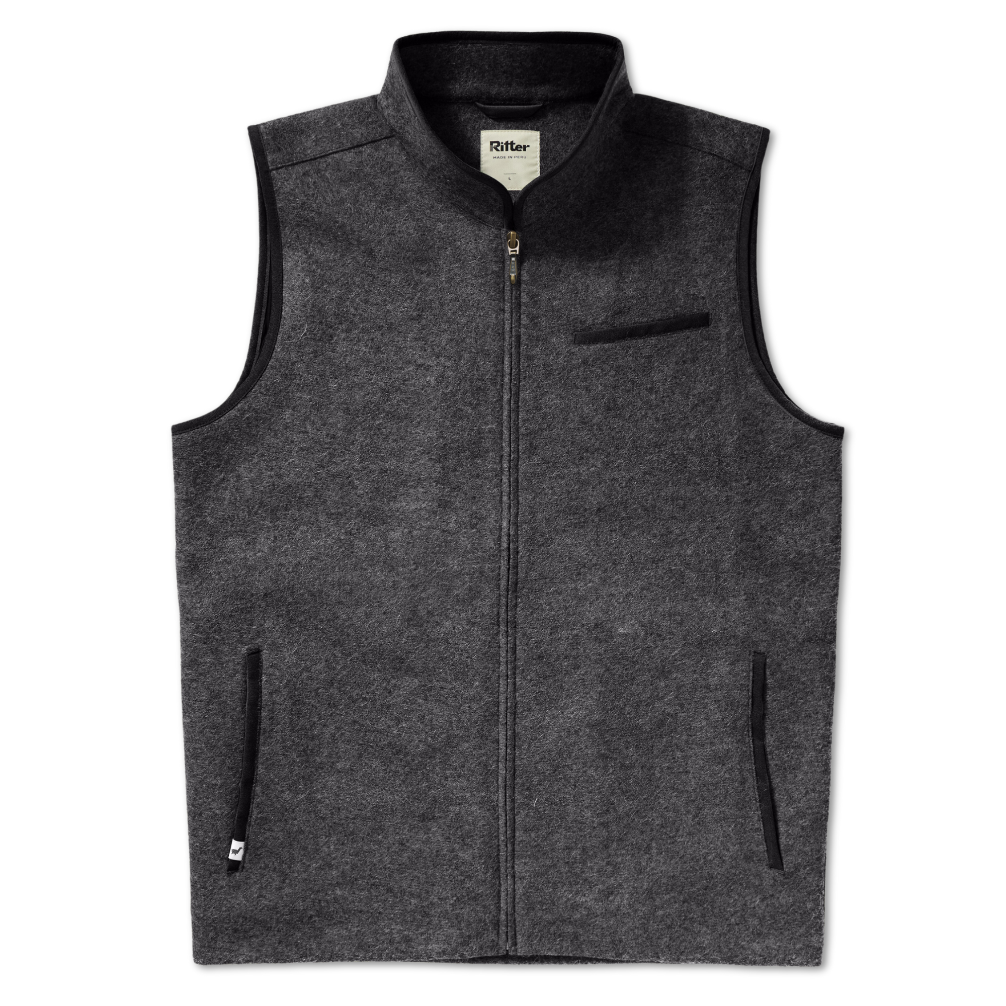 100% Upcycled Alpaca-Merino Wool Vest - Ritter 100% Upcycled Alpaca-Merino Wool Vest - Ritter
