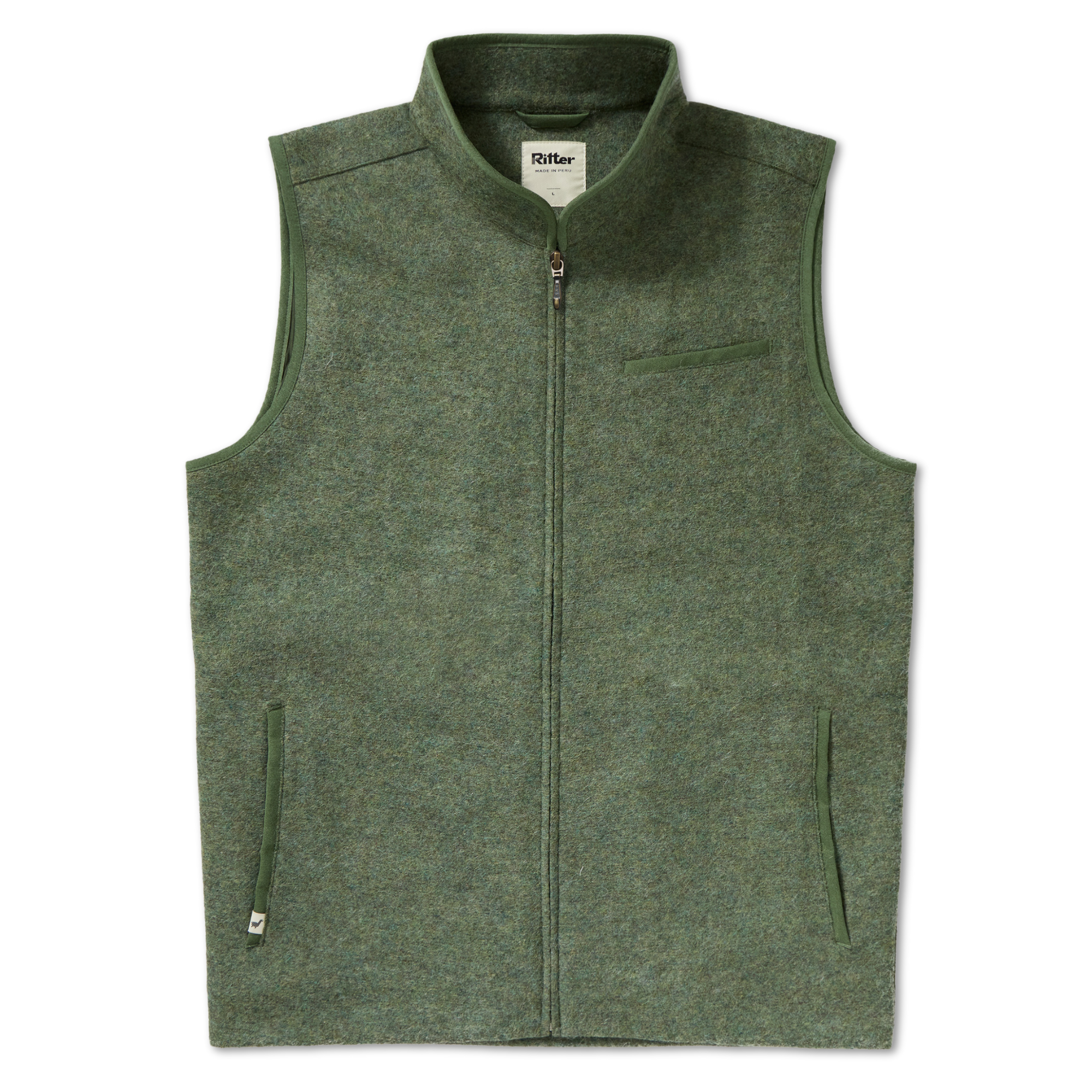 100% Upcycled Alpaca-Merino Wool Vest - Ritter 100% Upcycled Alpaca-Merino Wool Vest - Ritter