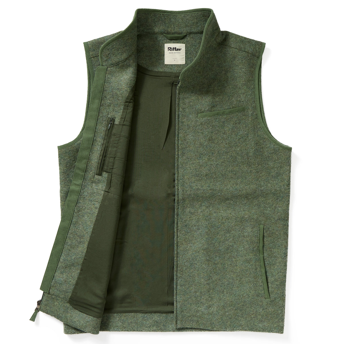 Alpaca Vest - Peppermint