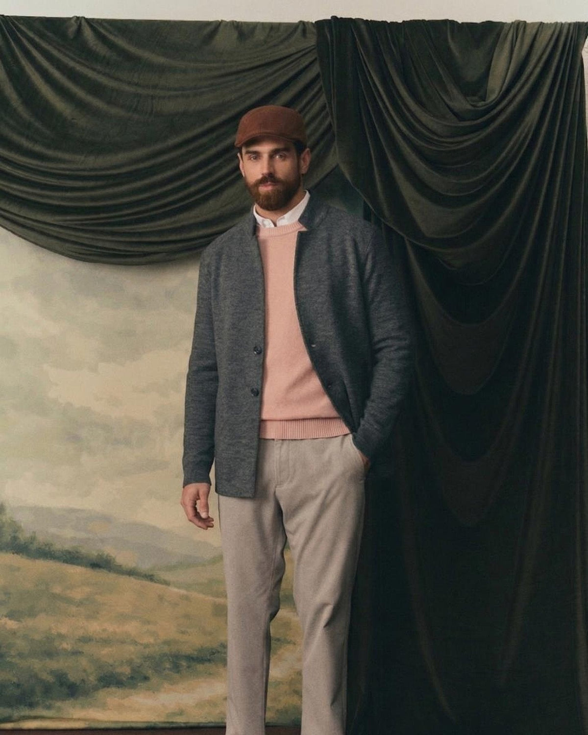 The Chinchero Coat, worn