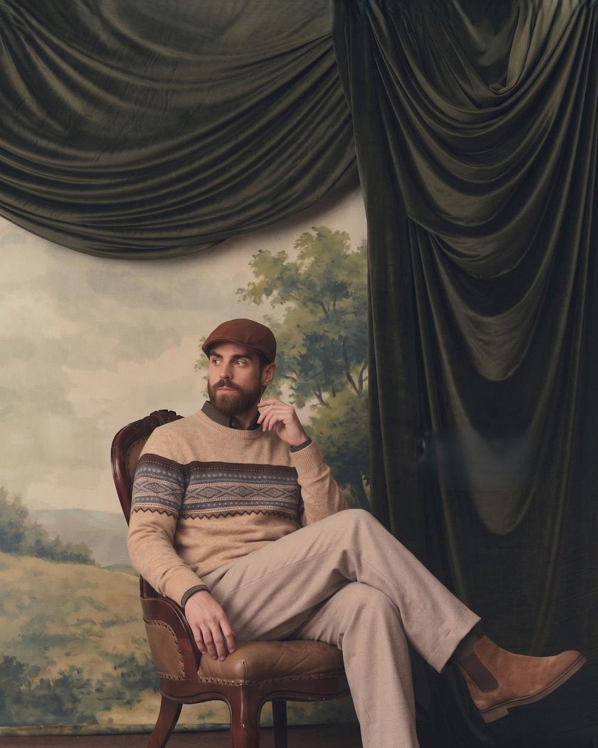 The Moray Crewneck, worn