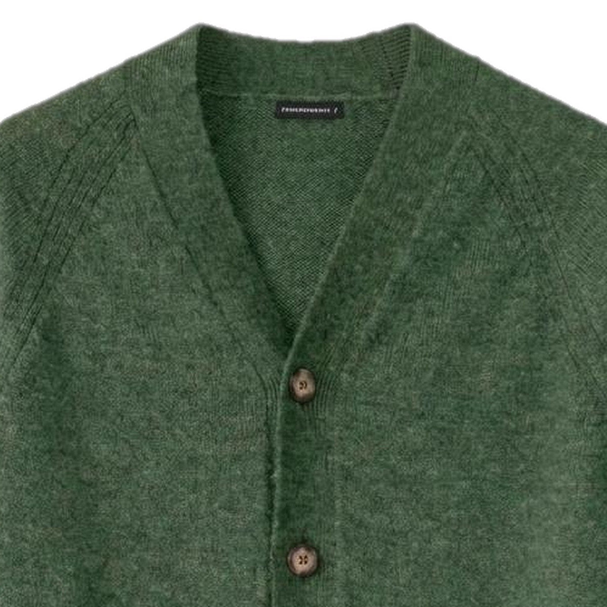 The Macusani Cardigan, neck detail