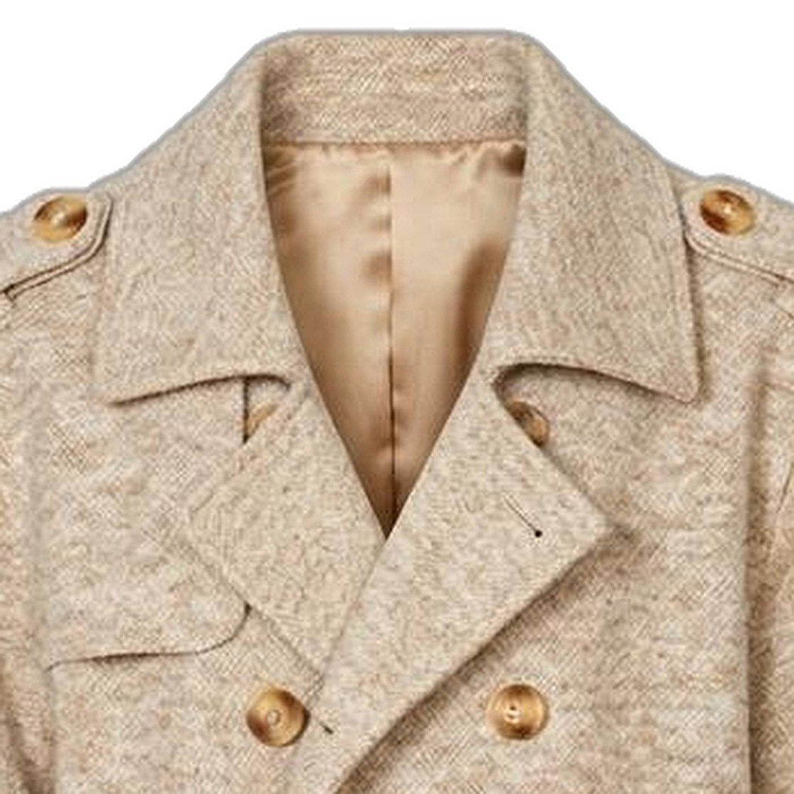 The Ausangate Coat, collar detail