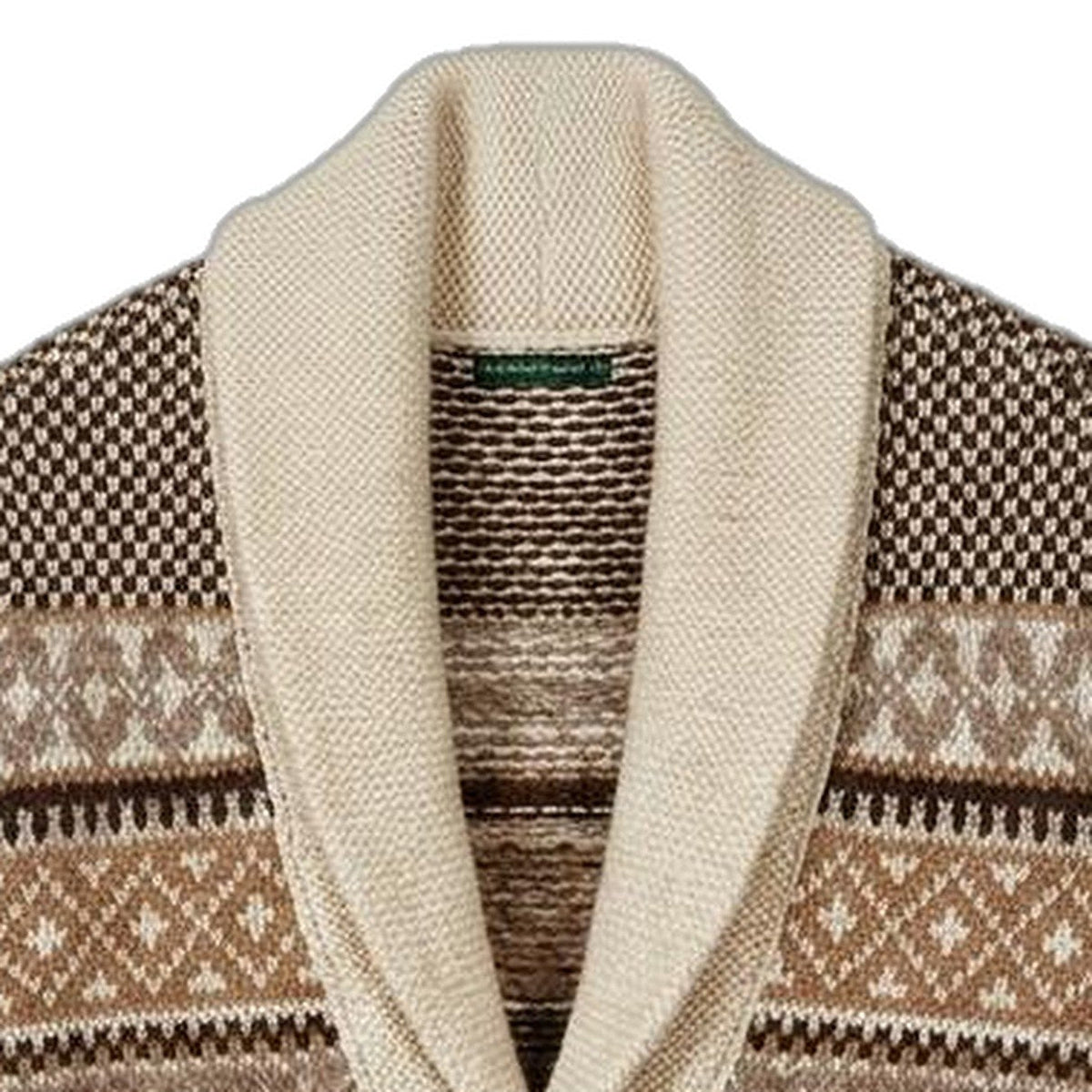 The Cotahuasi Shawl Cardigan, collar detail