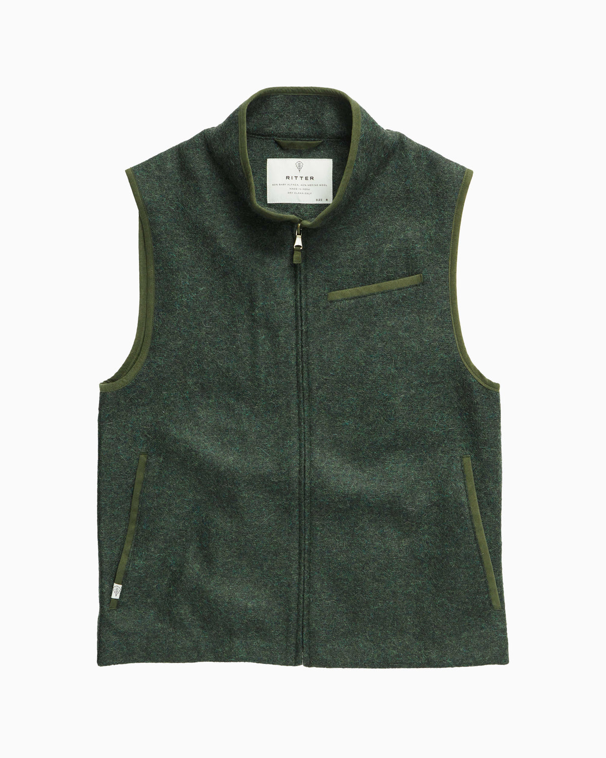 Alpaca Vest - Forest