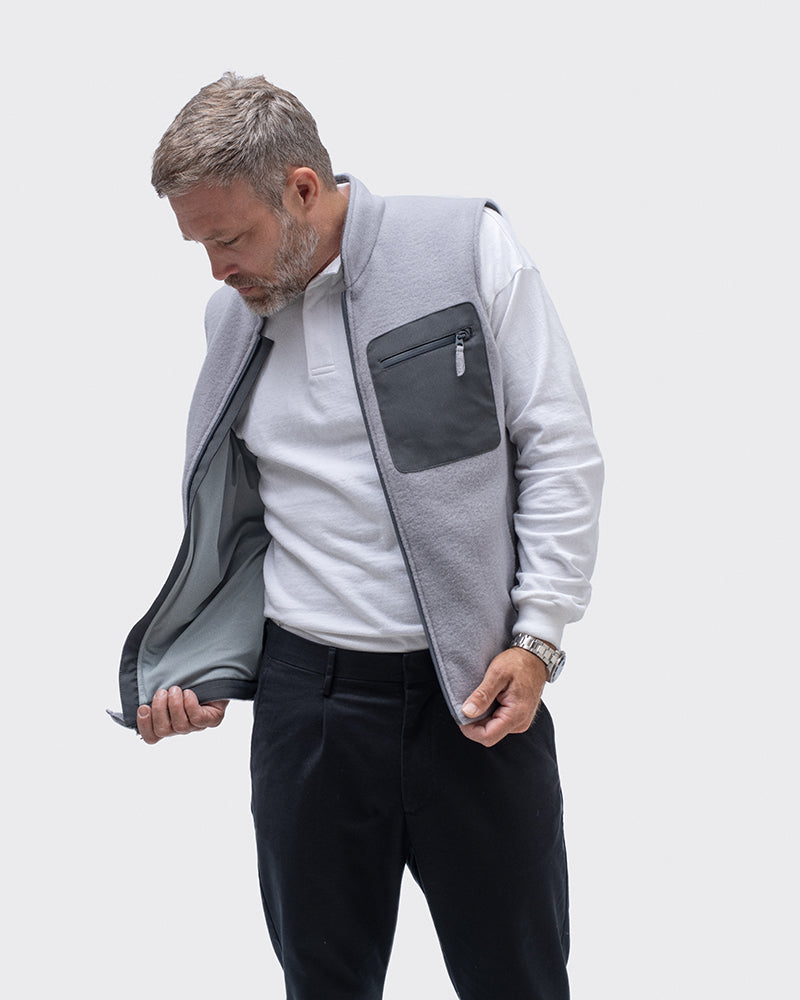 Merino Fleece Vest - Everest