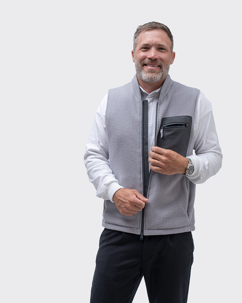 Merino Fleece Vest - Everest